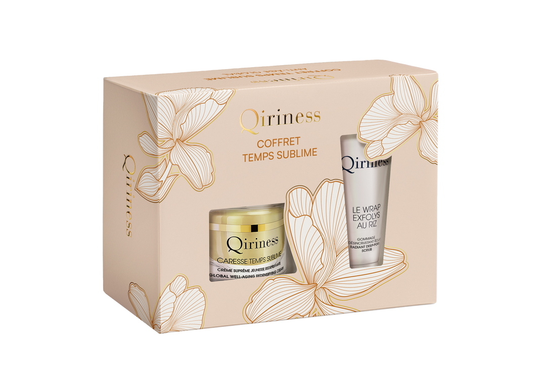 Coffret Temps Sublime – Rituel Anti-Âge Global Crème et Gommage
