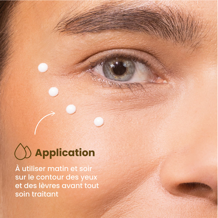 Crème Contour des Yeux Anti-âge Acide Hyaluronique - Caresse Regard Sublime