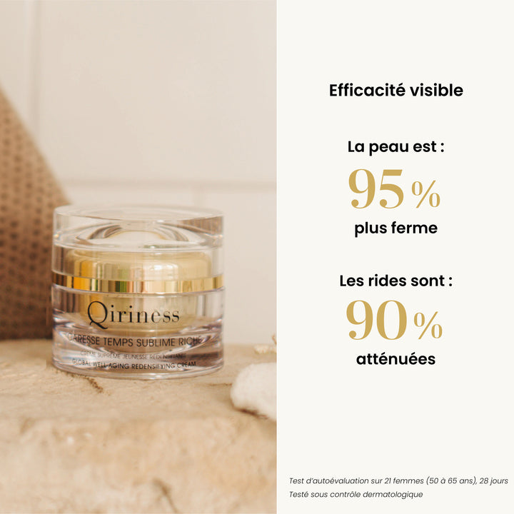 Crème Anti-âge - Rétinol & Acide Hyaluronique - Caresse Temps Sublime Riche