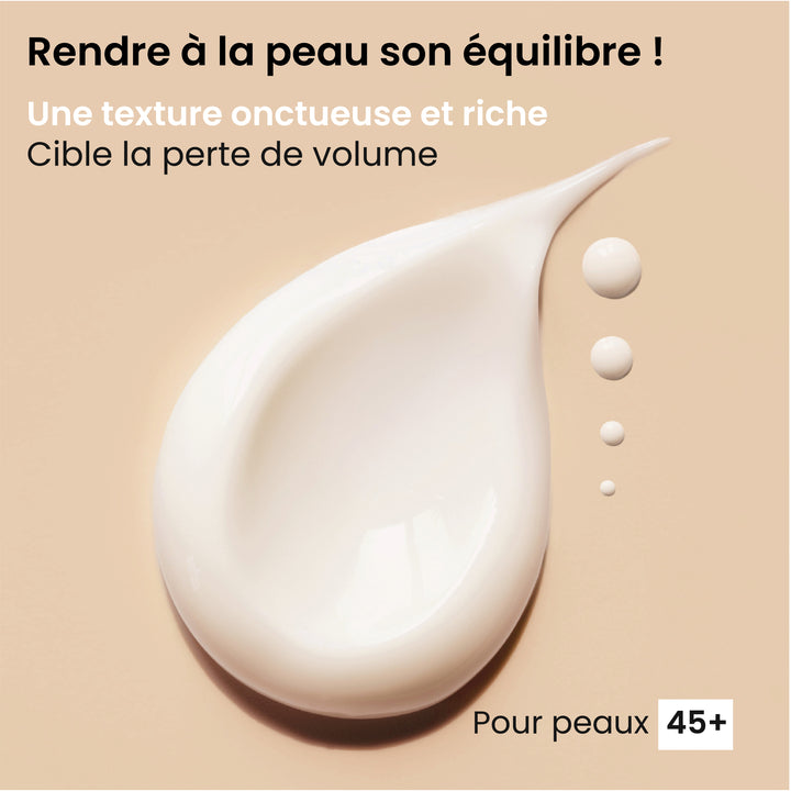 Crème Anti-âge - Rétinol & Acide Hyaluronique - Caresse Temps Sublime Riche