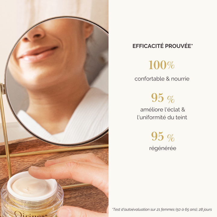 Crème Nuit Anti-Âge Régénérante Rétinol Vitamine C - Caresse Temps Sublime
