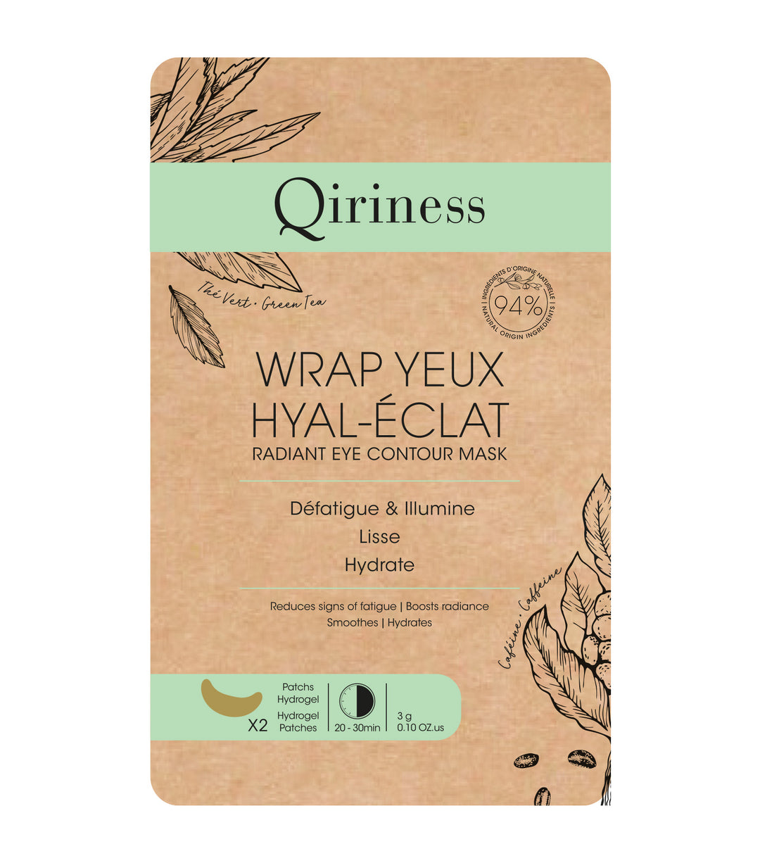 Patchs Yeux Lissants Acide Hyaluronique - Wrap Hyal-Éclat