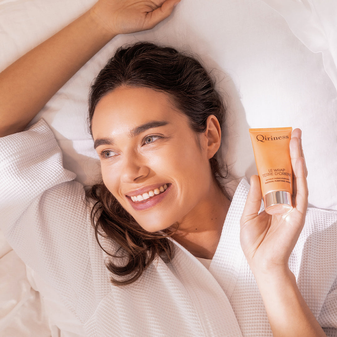 Masque Argile Thermo-Purifiant - Huile de Pépins de Raisin- Wrap Terre d'Orient