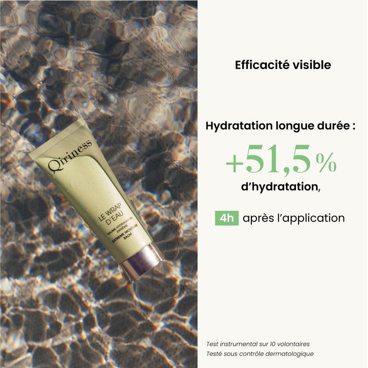 Masque Hydratant Peau Sèche Aloe Vera - Wrap d'Eau