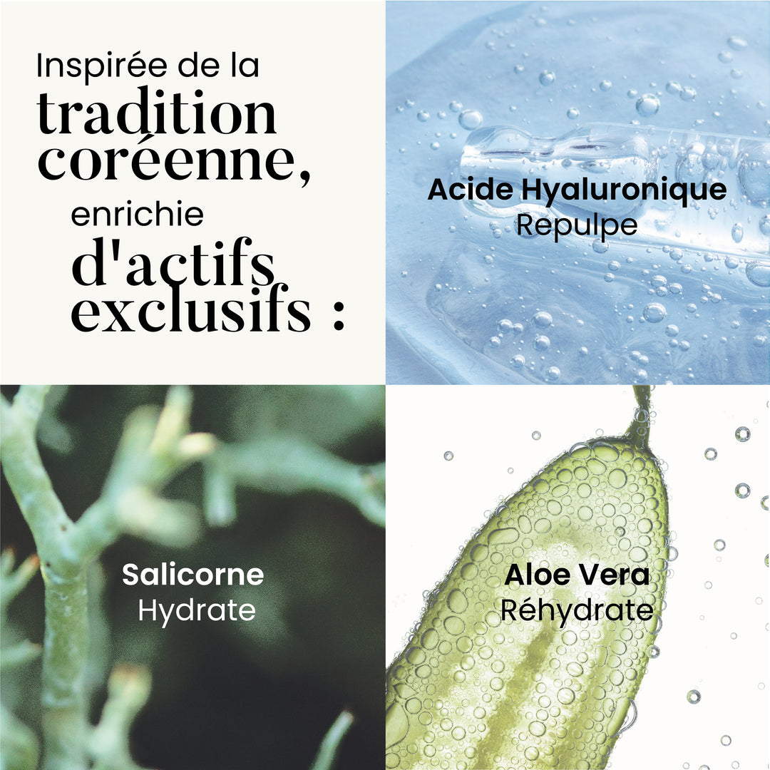 Masque Hydratant Peau Sèche Aloe Vera - Wrap d'Eau