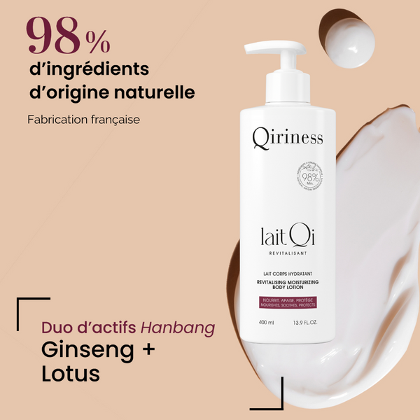 Lait Corps Qi Revitalisant – Hydratation & Éclat