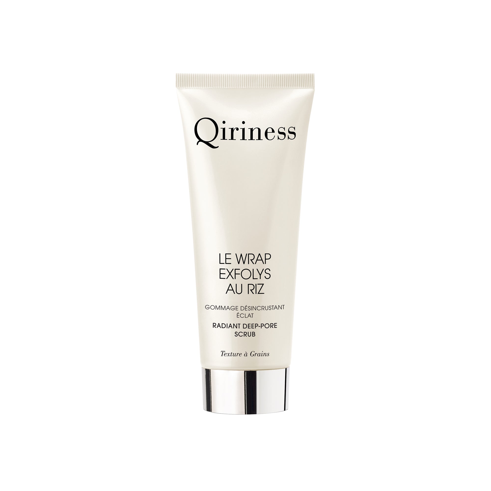 qiriness Gommage Grains Purifiant - Riz & Hibiscus- Wrap Exfolys au riz