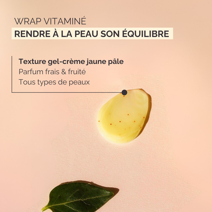 Masque Exfoliant Hydratant - Grenade Citron - Wrap Vitamine A & E