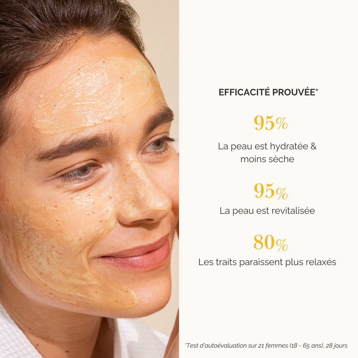 Masque Exfoliant Hydratant - Grenade Citron - Wrap Vitamine A & E