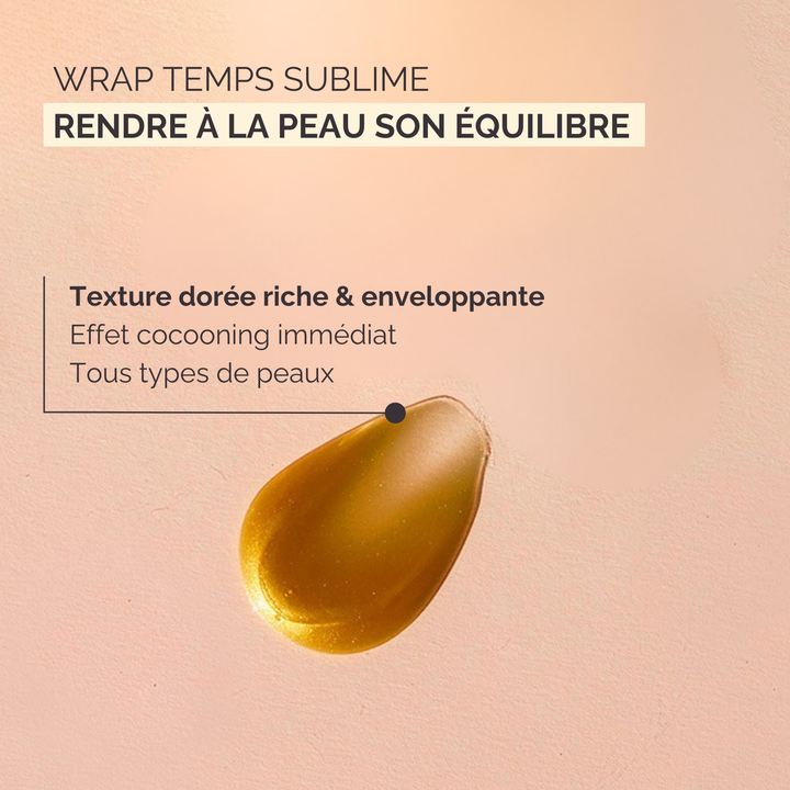 Masque Anti-âge Vitamine C & Acide Hyaluronique - Wrap Temps Sublime