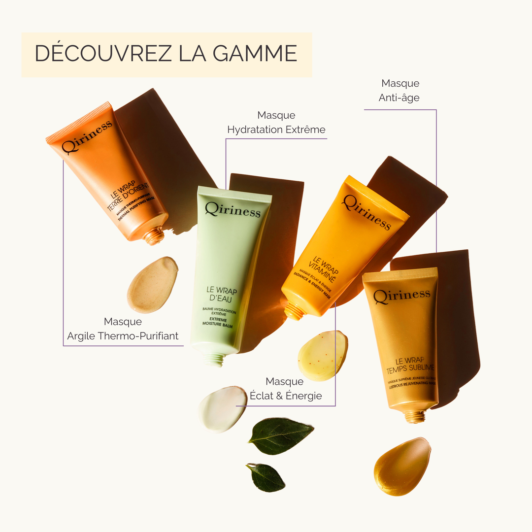 Masque Anti-âge Vitamine C & Acide Hyaluronique - Wrap Temps Sublime