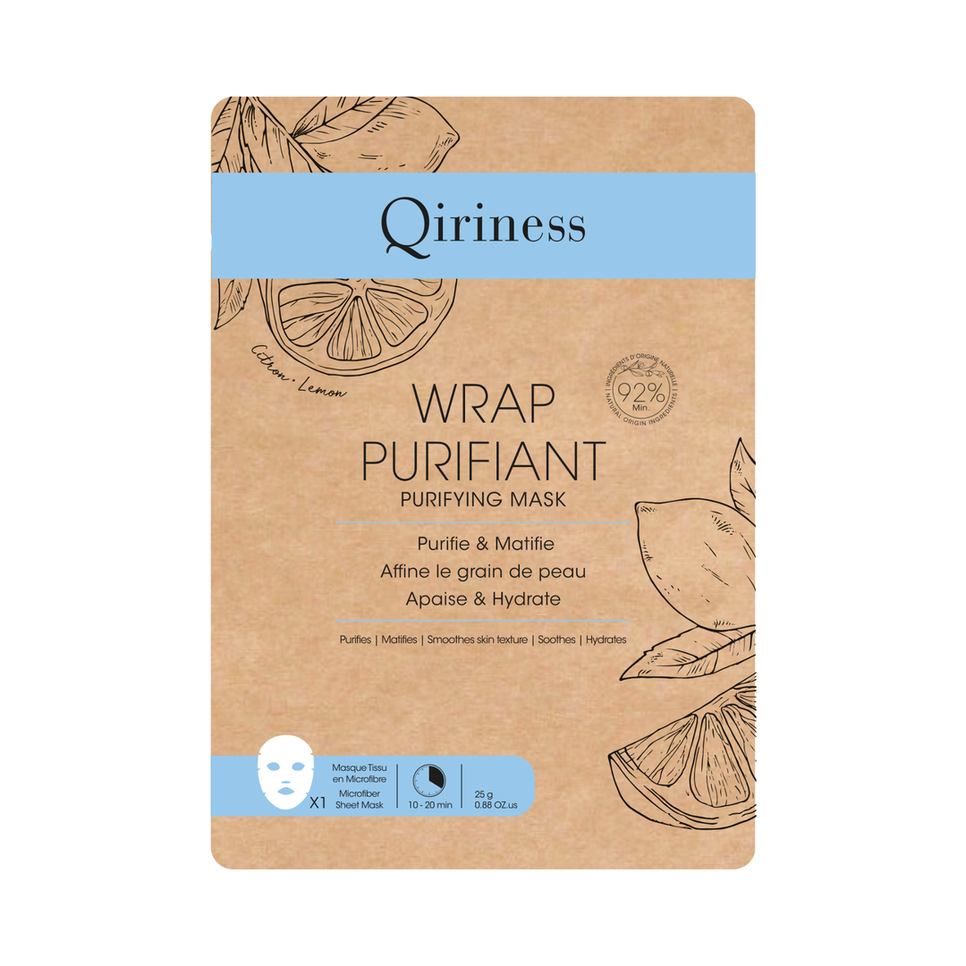 Masque Visage Matifiant - Wrap Purifiant