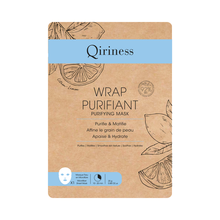 Masque Visage Matifiant - Wrap Purifiant