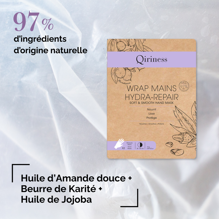 Coffret Corps Rituel Qi (Huile Qi, Wrap Pieds & Wrap Mains) – Édition Noël 2025