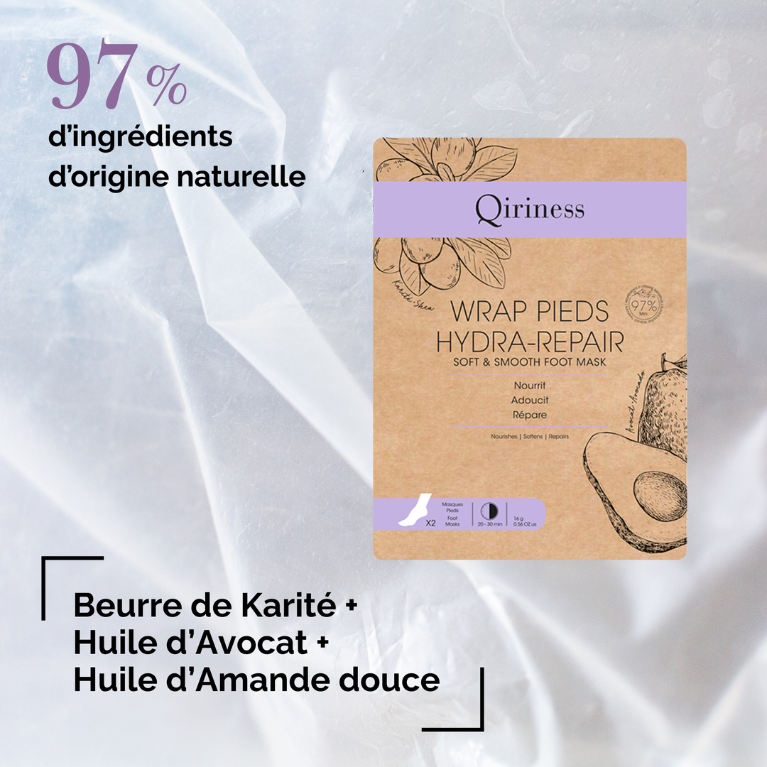 Coffret Corps Rituel Qi (Huile Qi, Wrap Pieds & Wrap Mains) – Édition Noël 2025