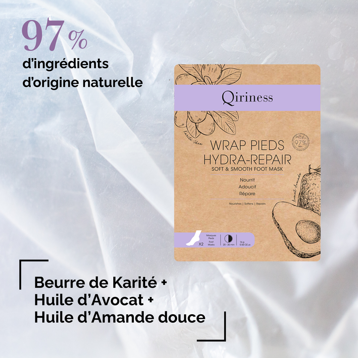 Coffret Corps Rituel Qi (Huile Qi, Wrap Pieds & Wrap Mains) – Édition Noël 2025