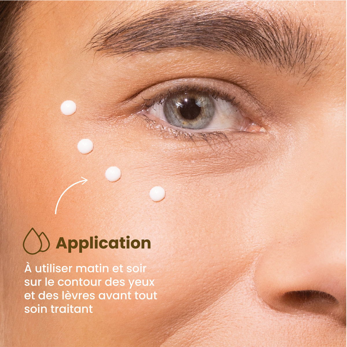 Crème Contour des Yeux Anti-âge Acide Hyaluronique - Caresse Regard Sublime