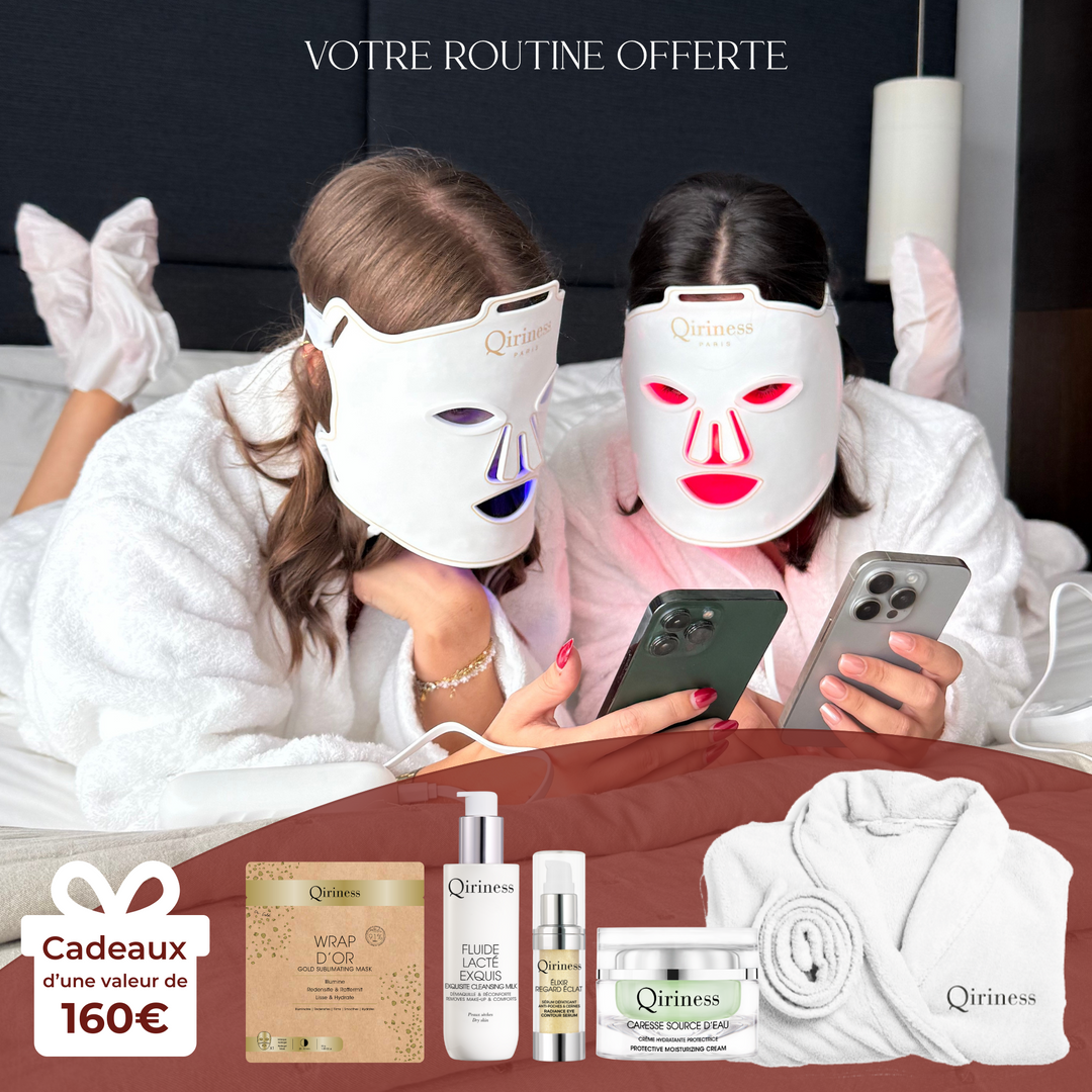 Masque LED Visage Éclat & Régénération