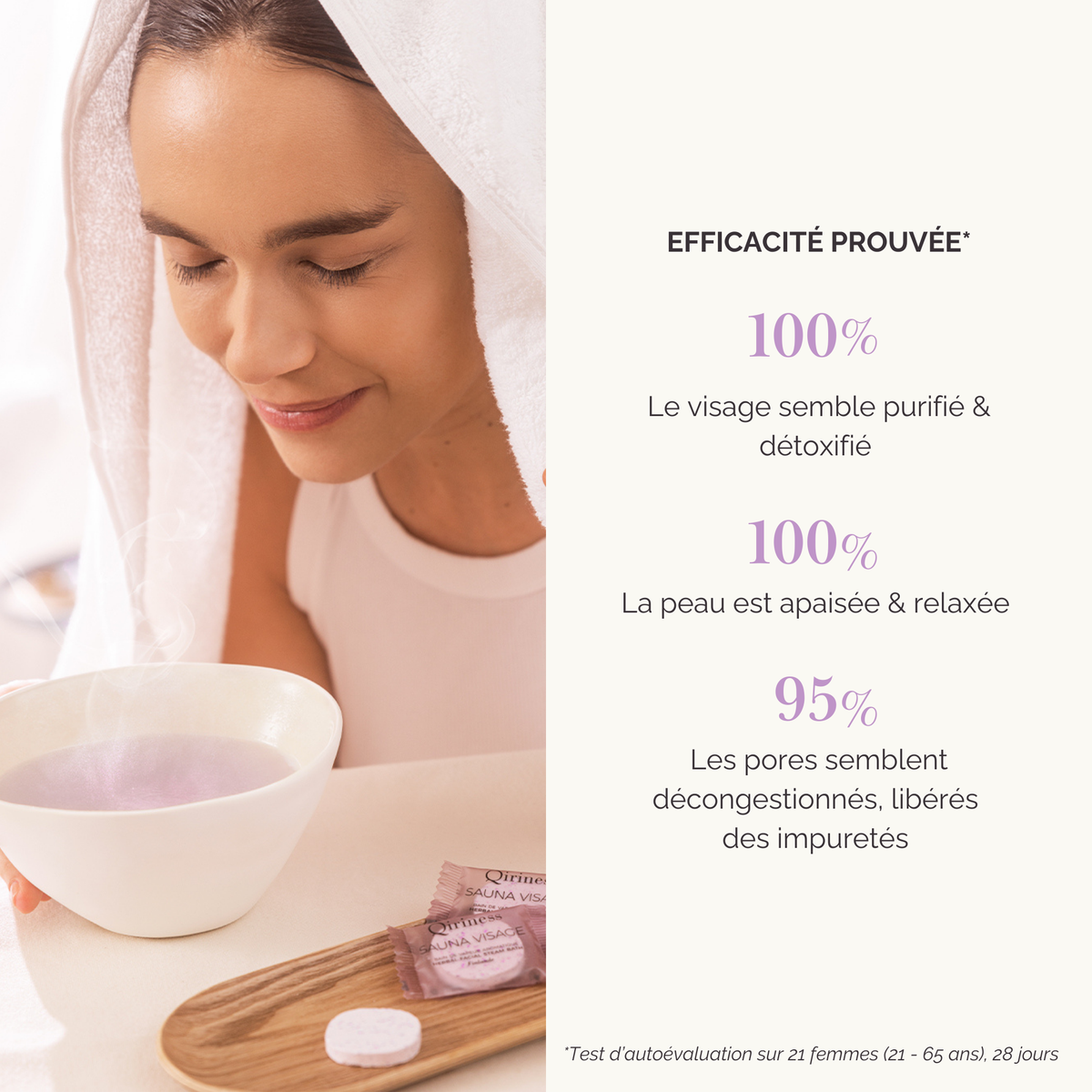 Sauna Visage/Bain Vapeur - 6 Galets Aromatiques