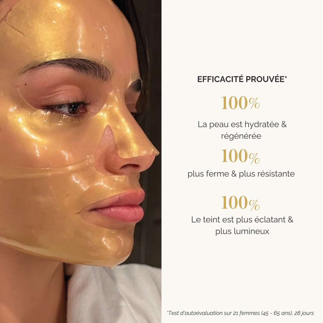 Masque Repulpant Anti-âge Acide Hyaluronique - Wrap d'Or