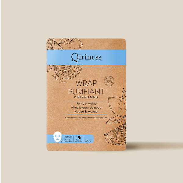 Masque Visage Matifiant - Wrap Purifiant