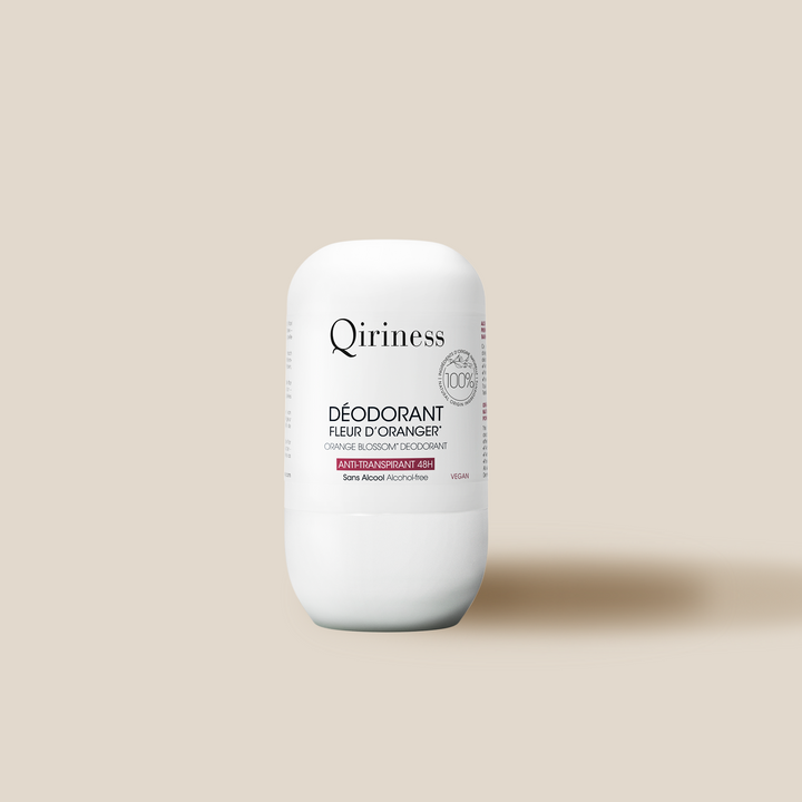 Déodorant Bille Anti-transpirant 48H - Fleur d'Oranger 100% Naturel - Roll On - Sans Alcool