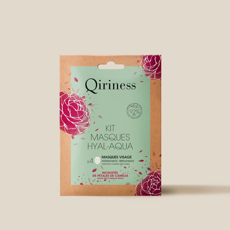 Kit 4 Masques Hydratants Acide Hyaluronique - Hyal-Aqua