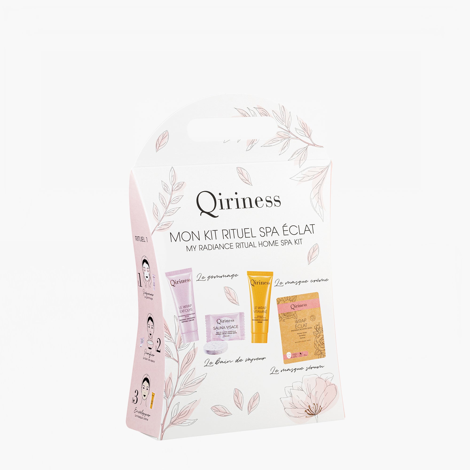 qiriness Kit Rituel Éclat - Spa Gommage Masque