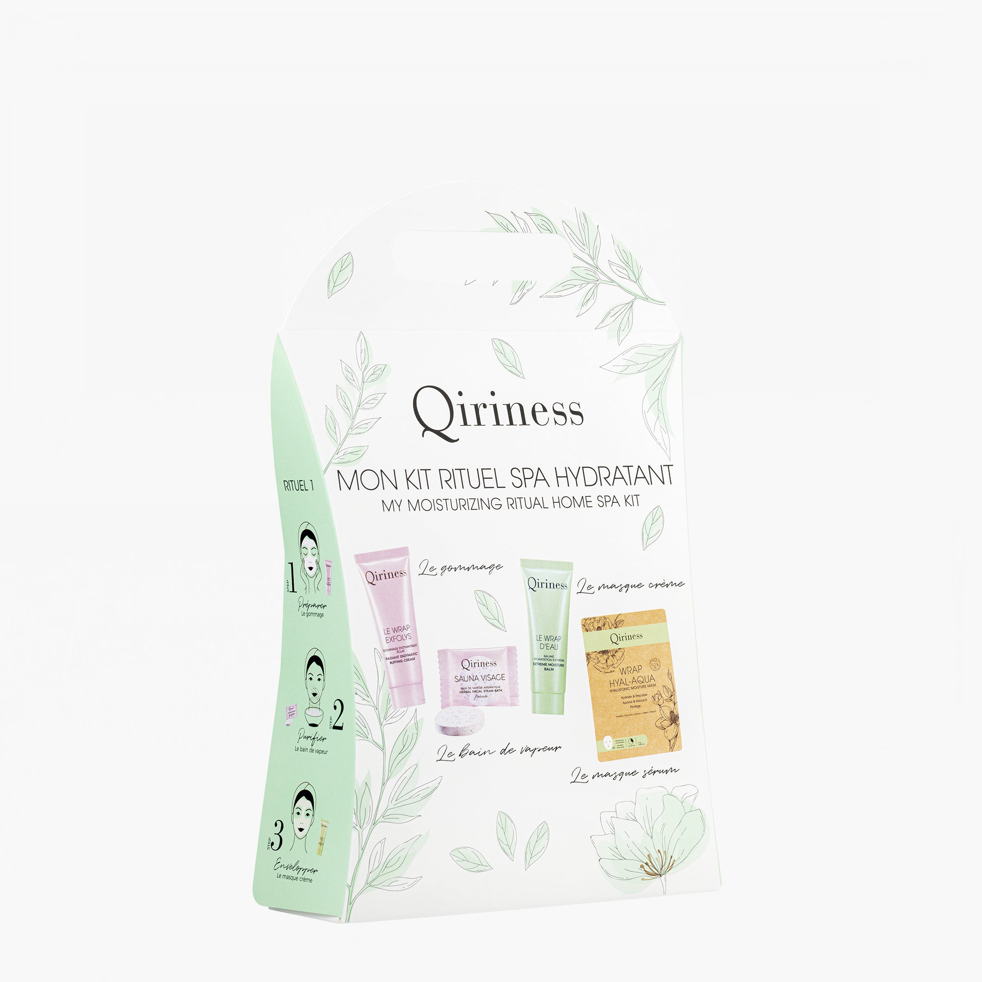 qiriness Kit Rituel Hydratant - Spa Gommage Masque